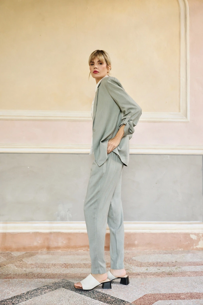 WOMEN'S PANTS L-SP-4635 OLIVE