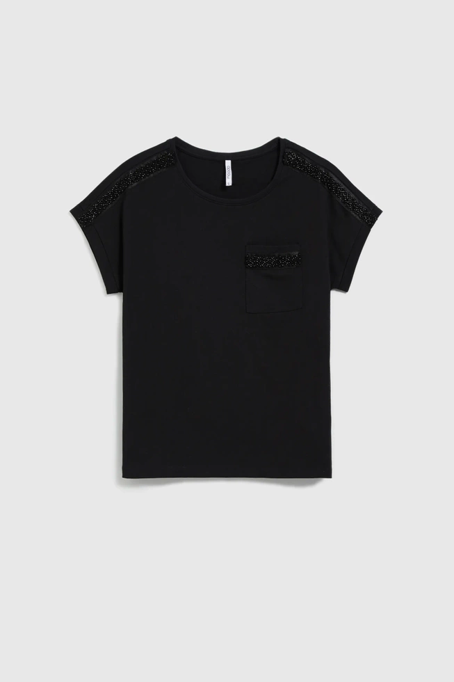 WOMEN'S TSHIRT L-TS-4650 BLACK-set