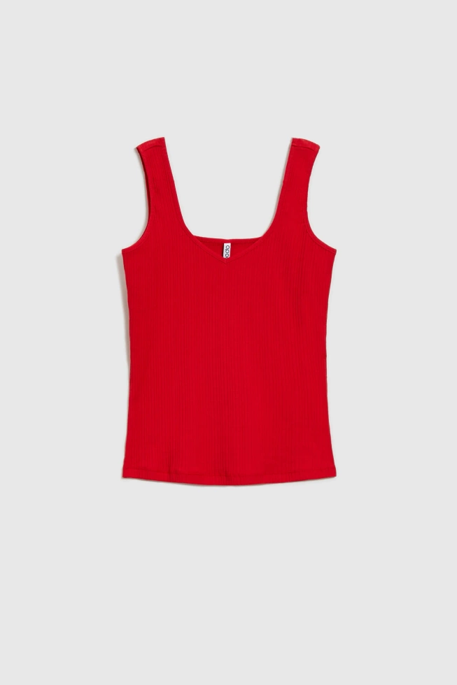 KOSZULKA DAMSKA L-TS-4683 RED