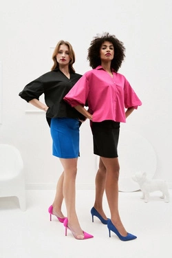 SPÓDNICA DAMSKA L-SC-4002 BLUE