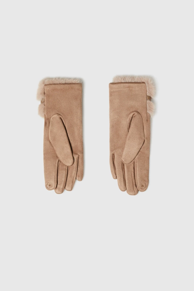 WOMEN'S GLOVES Z-RE-4800 L.BEIGE