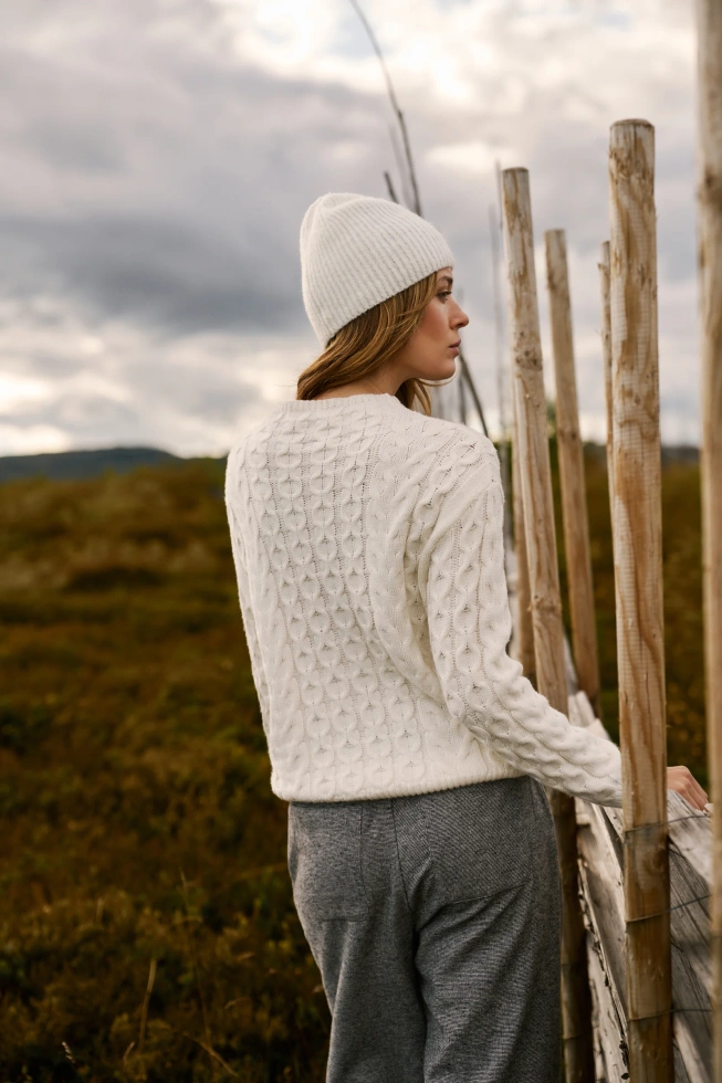 SWETER DAMSKI Z-SW-4859 OFF WHITE