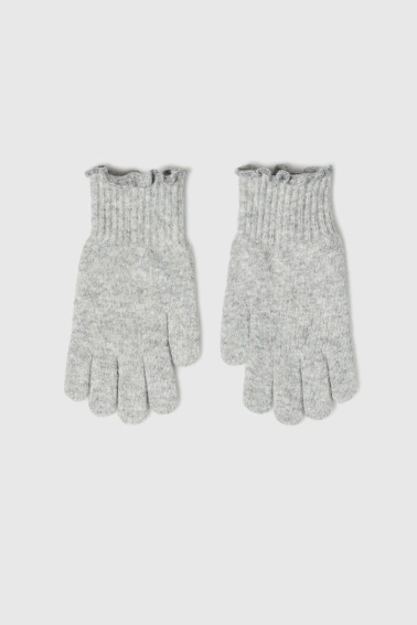 WOMEN'S GLOVES Z-RE-4801 L.GREY