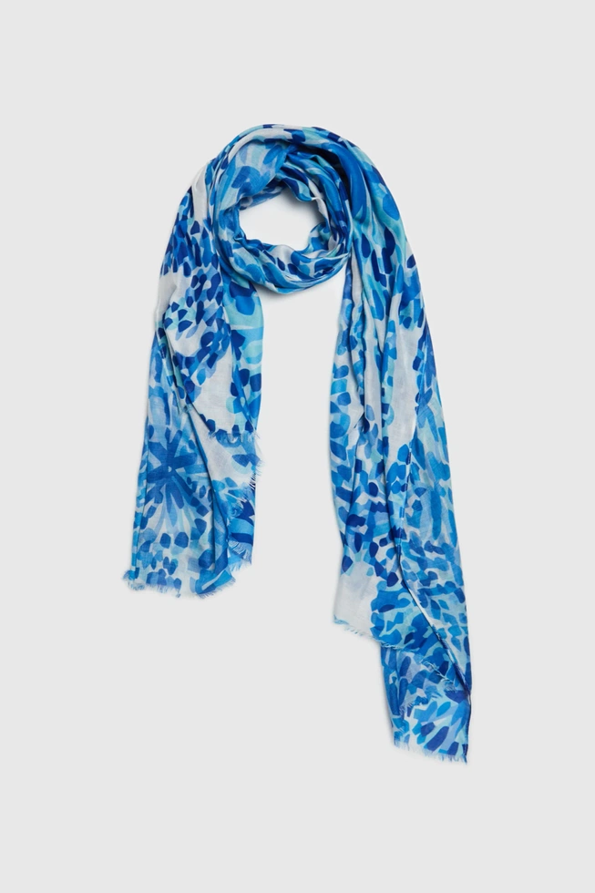 WOMEN'S SCARF L-SZ-4623 BLUE