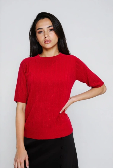 WOMEN'S SWEATER Z-SW-4874 RED