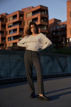 WOMEN'S PANTS Z-SP-4815 GRAPHITE