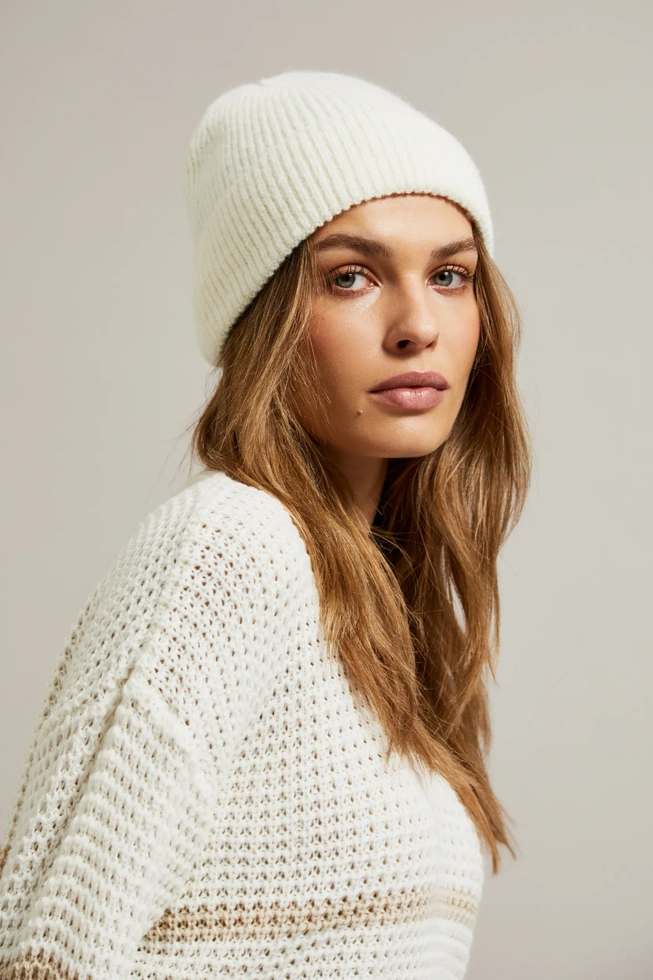 WOMEN'S HAT Z-CZ-4509 OFF WHITE