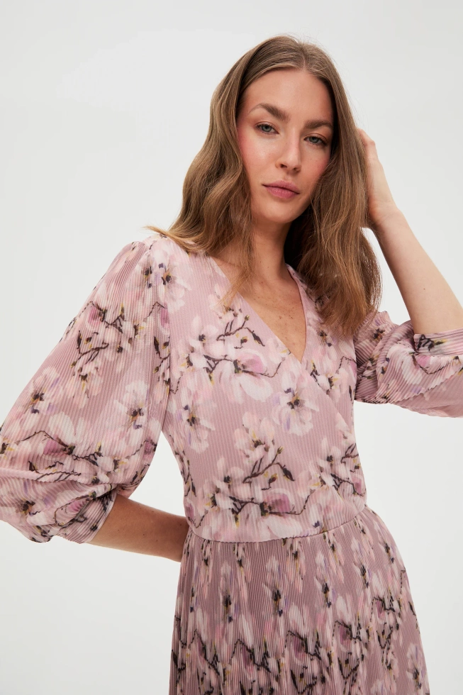 SUKIENKA DAMSKA L-SU-4922 DUSTY PINK