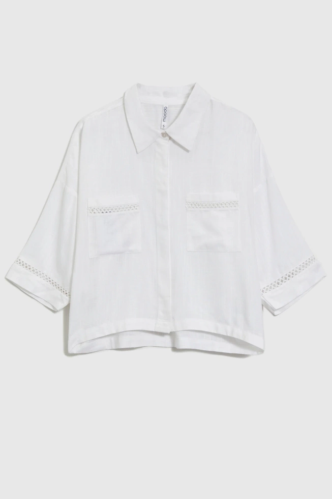 KOSZULA DAMSKA L-KO-4658 WHITE