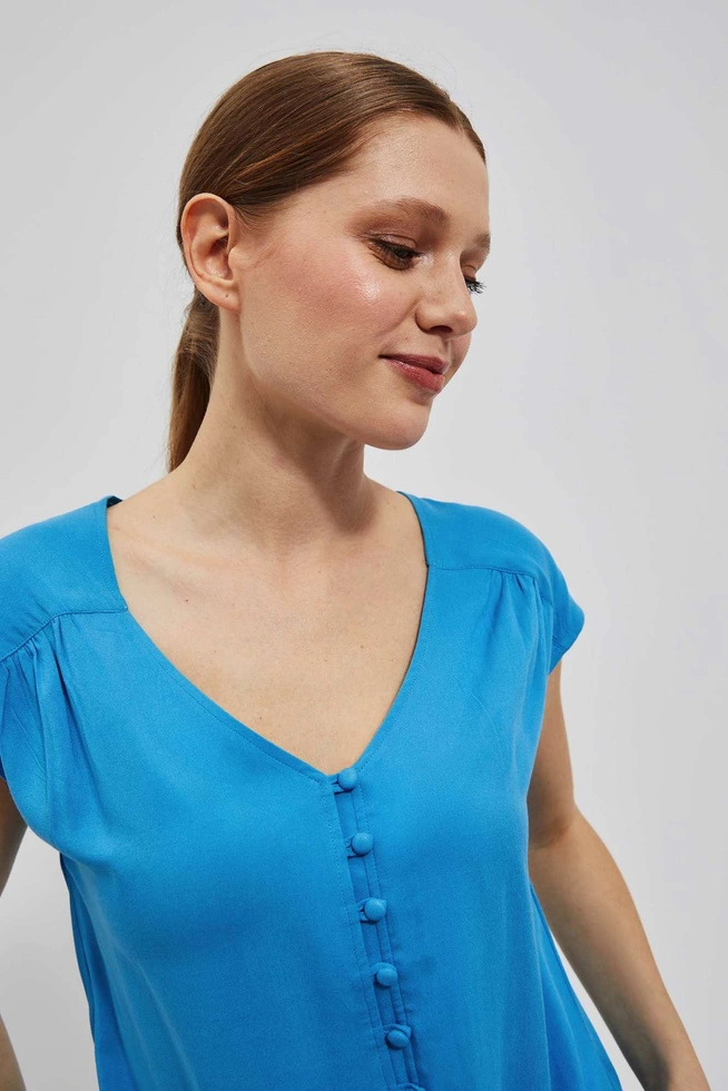 KOSZULA DAMSKA L-KO-4049 FRESH BLUE