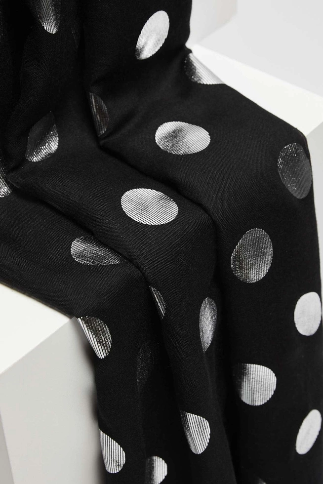 LADIES SCARF L-SZ-4005 BLACK