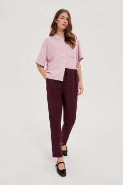 SPODNIE DAMSKIE Z-SP-4801 BURGUNDY