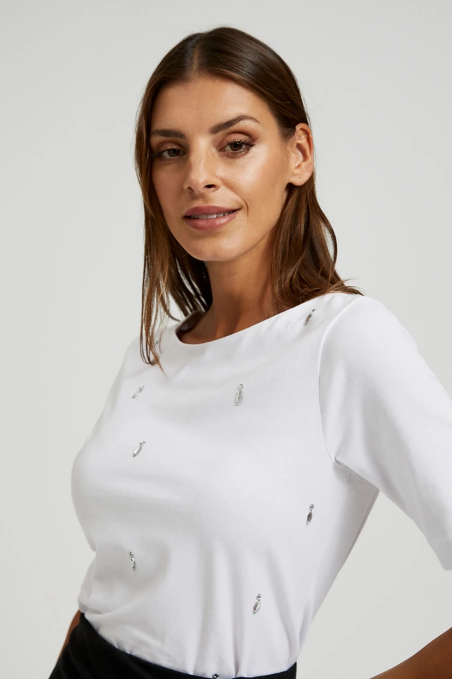 WOMEN'S T-SHIRT Z-TS-4537 WHITE