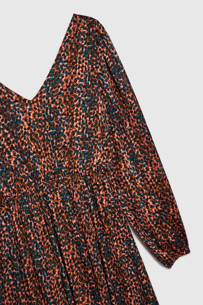WOMEN'S DRESS L-SU-4612 L.BROWN