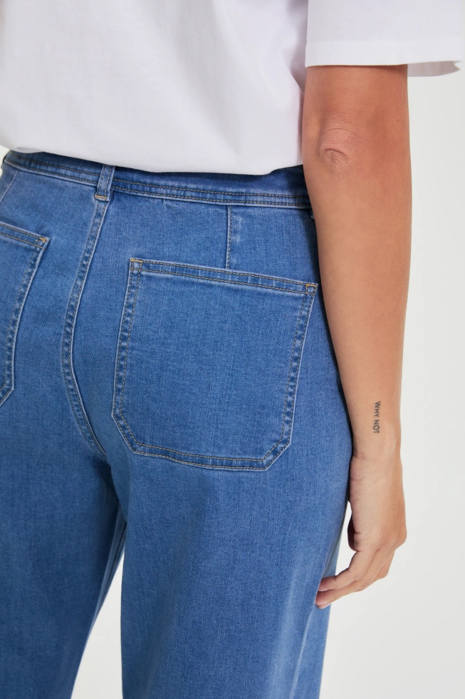 WOMEN'S JEANS L-JE-4906 BLUE