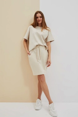 SPÓDNICA DAMSKA L-SC-4015 L.BEIGE