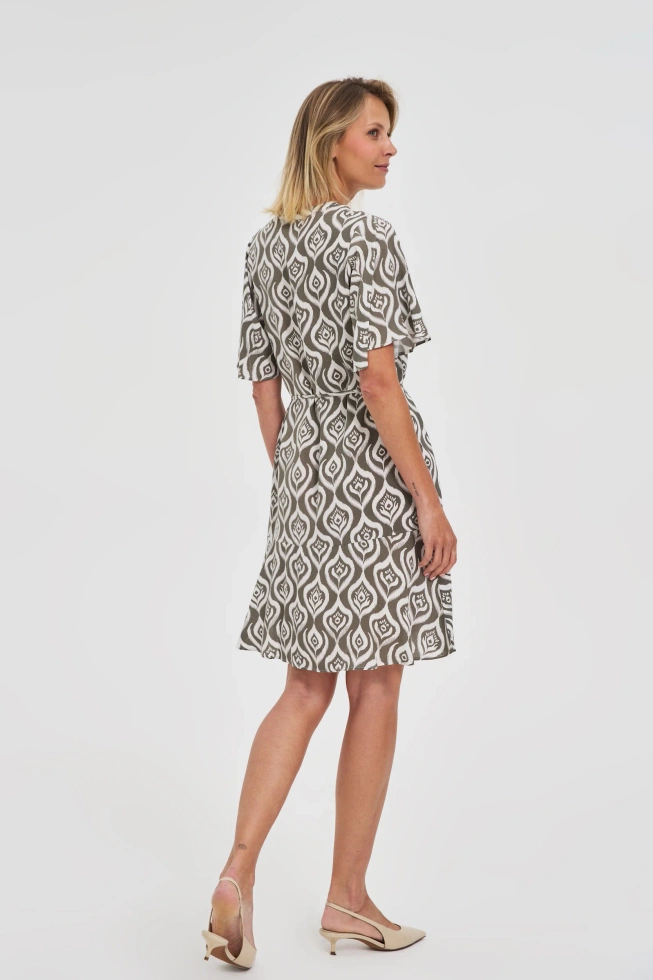 WOMEN'S DRESS L-SU-4648 OLIVE