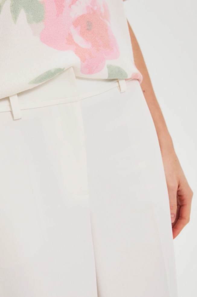 SPODNIE DAMSKIE L-SP-4908 OFF WHITE