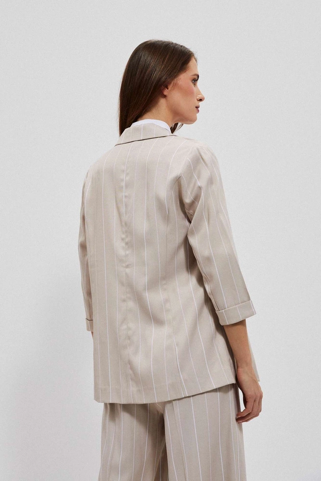 MARYNARKA DAMSKA L-MR-4008 L.BEIGE