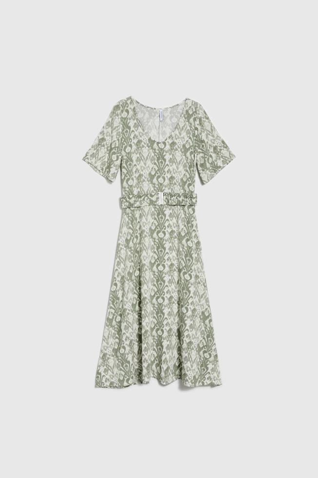 WOMEN'S DRESS L-SU-4664 OLIVE-set