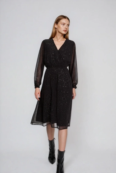 SUKIENKA DAMSKA L-SU-4606 BLACK