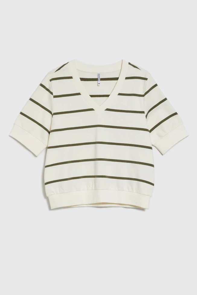 WOMEN'S SWEATSHIRT Z-BL-4808 OFF WHITE_OLIVE-set