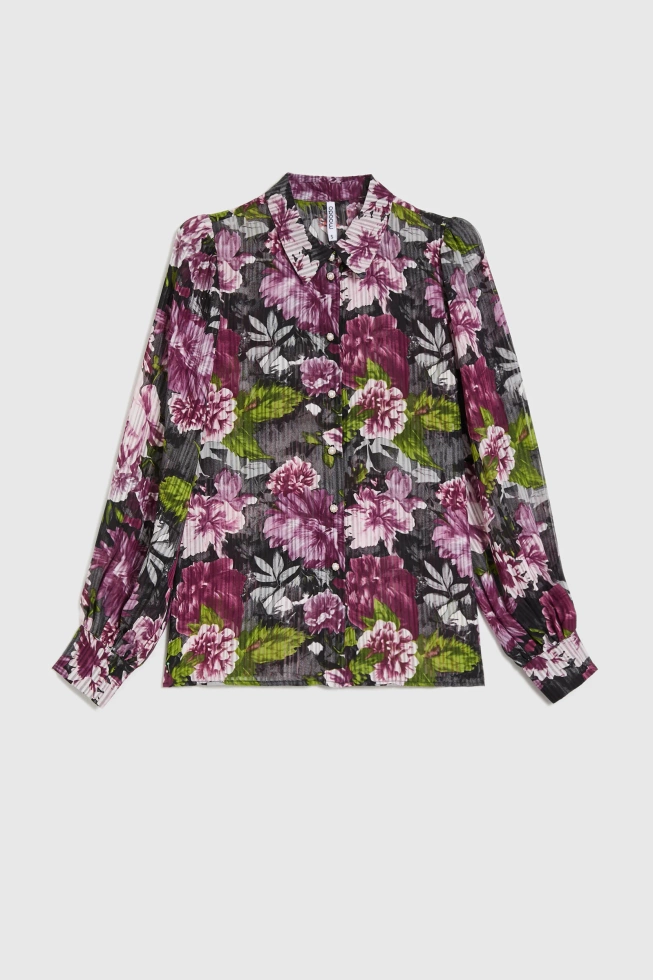 WOMEN'S SHIRT Z-KO-4807 BLACK