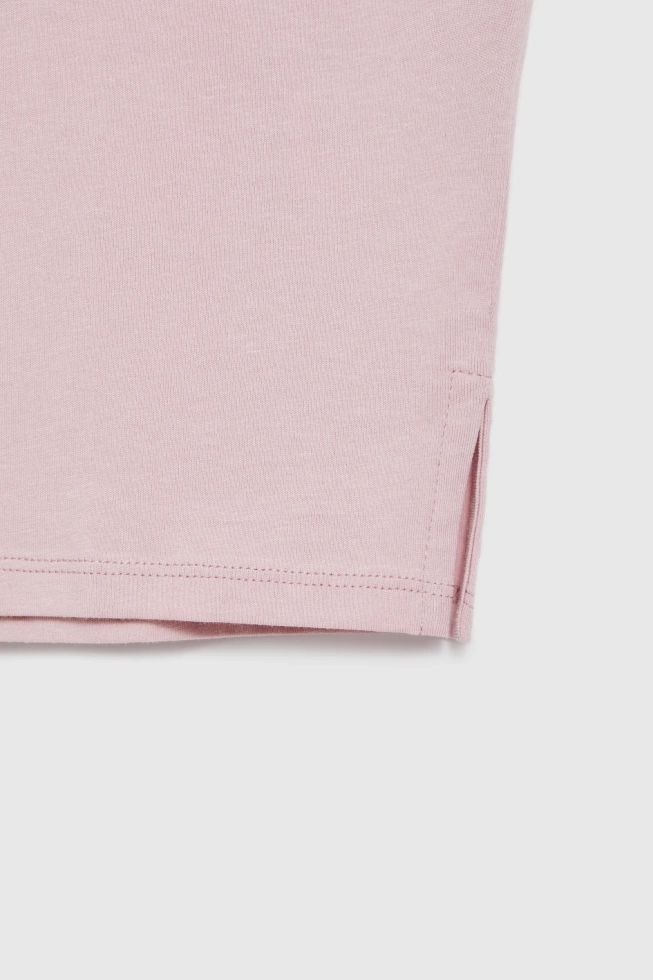 WOMEN'S TSHIRT L-TS-4951 DUSTY PINK