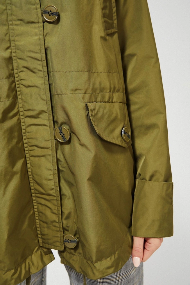 Hooded windbreaker jacket