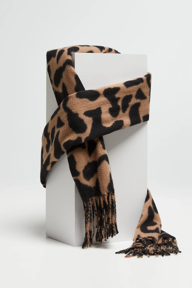 WOMEN'S SCARF Z-SZ-4518 COFFEE