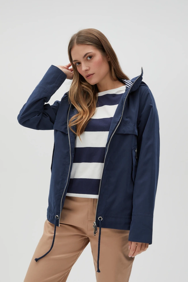 WOMEN'S JACKETS L-KU-4611 NAVY