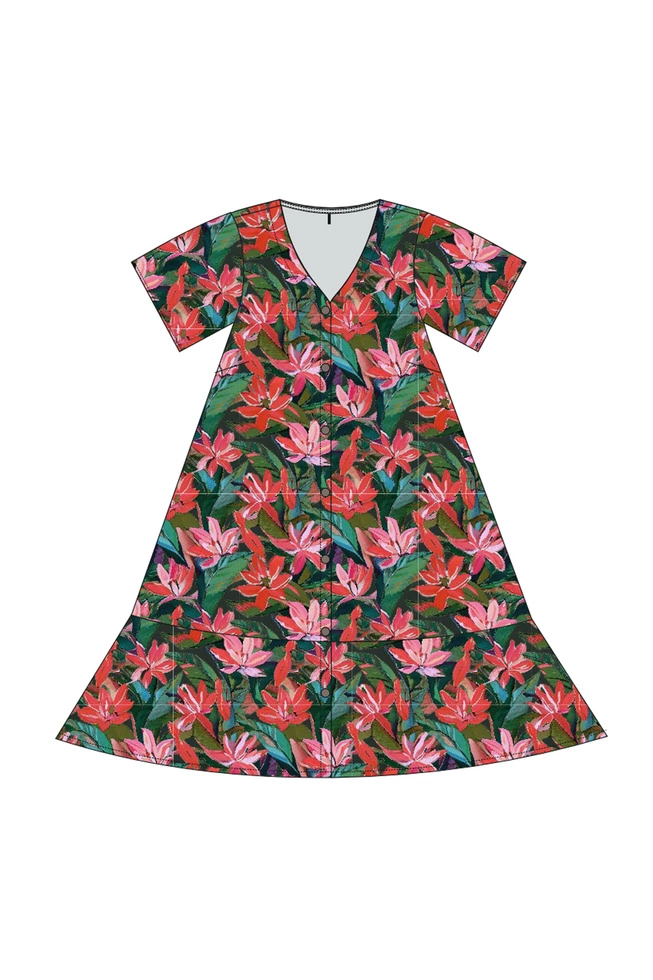 SUKIENKA DAMSKA L-SU-4944 MULTICOLOUR