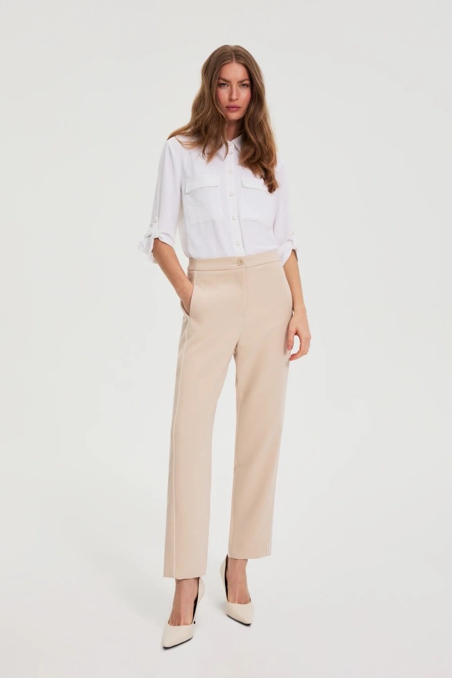 WOMEN'S PANTS L-SP-4904 L.BEIGE-set