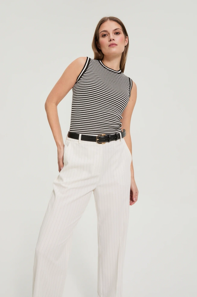 WOMEN'S TOP L-TS-5008 BLACK_WHITE