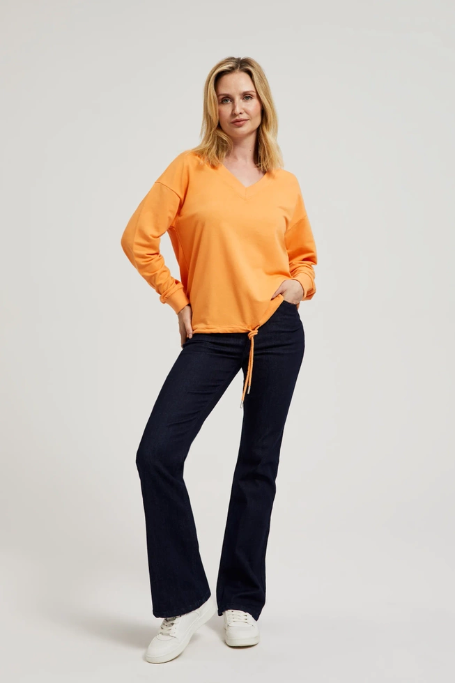 WOMEN'S SWEATSHIRT Z-BL-4509 ORANGE