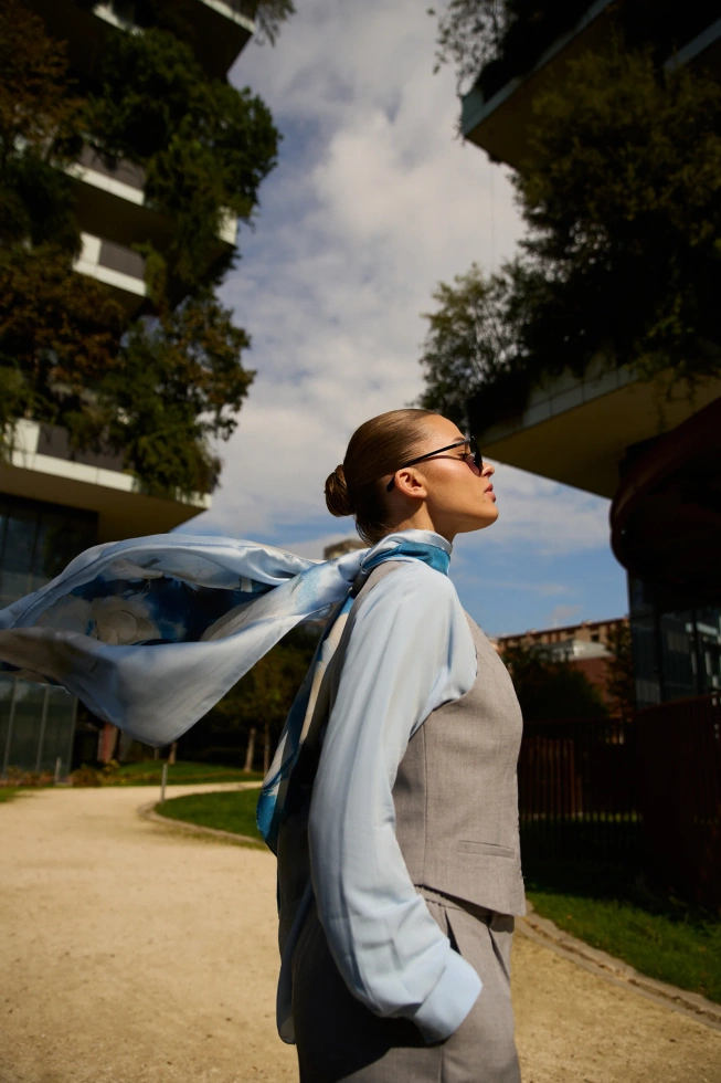 WOMEN'S BLAZER L-KA-4901 GREY-set