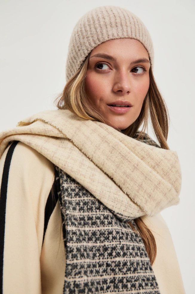 WOMEN'S HAT Z-CZ-4813 L.BROWN MEL
