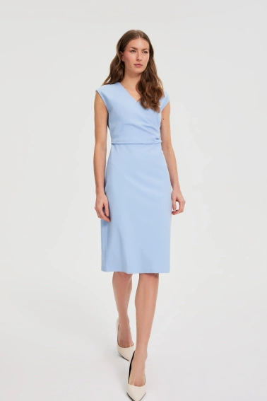 WOMEN'S DRESS L-SU-4942 L.BLUE