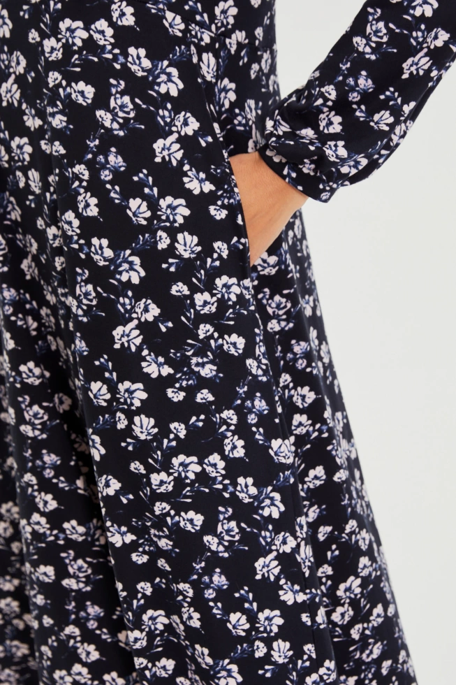 WOMEN'S DRESS L-SU-4901 NAVY