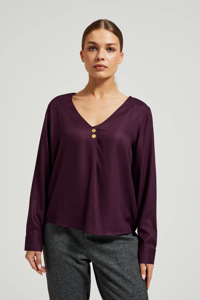 WOMEN'S SHIRT Z-KO-4512 D.VIOLET