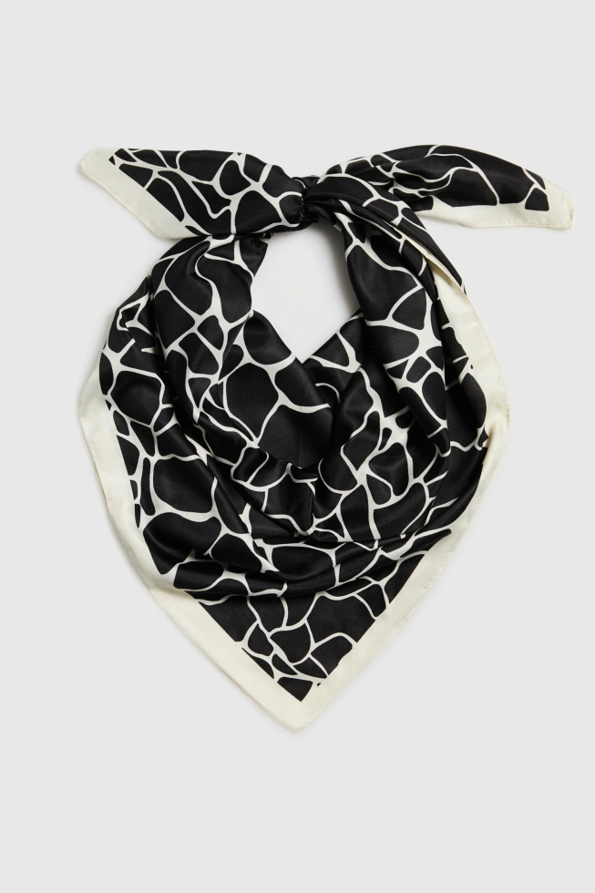 WOMEN'S SCARF L-SZ-4941 BLACK