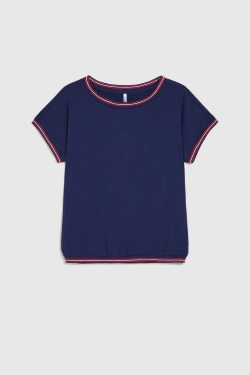 WOMEN'S TSHIRT L-TS-4927 NAVY-set