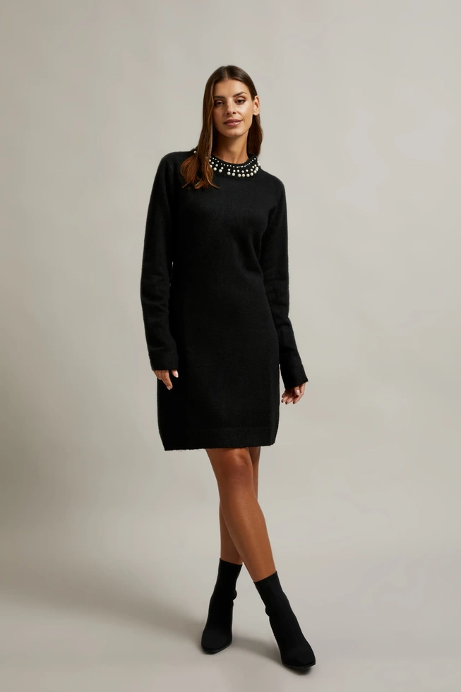 WOMEN'S DRESS Z-SU-4525 BLACK