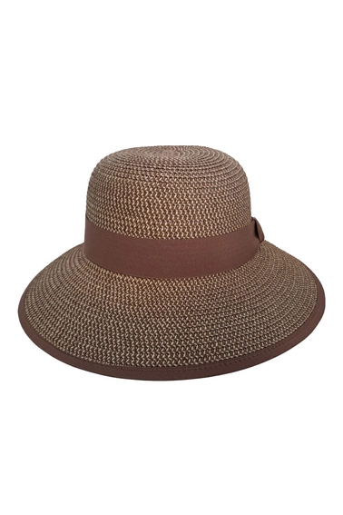 KAPELUSZ DAMSKI L-CZ-4902 BROWN MEL