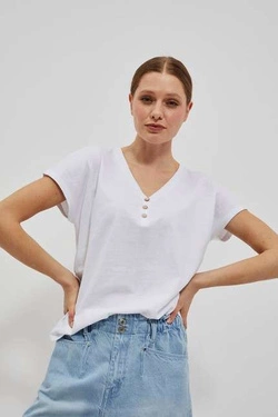 LADIES TSHIRT L-TS-4117 WHITE