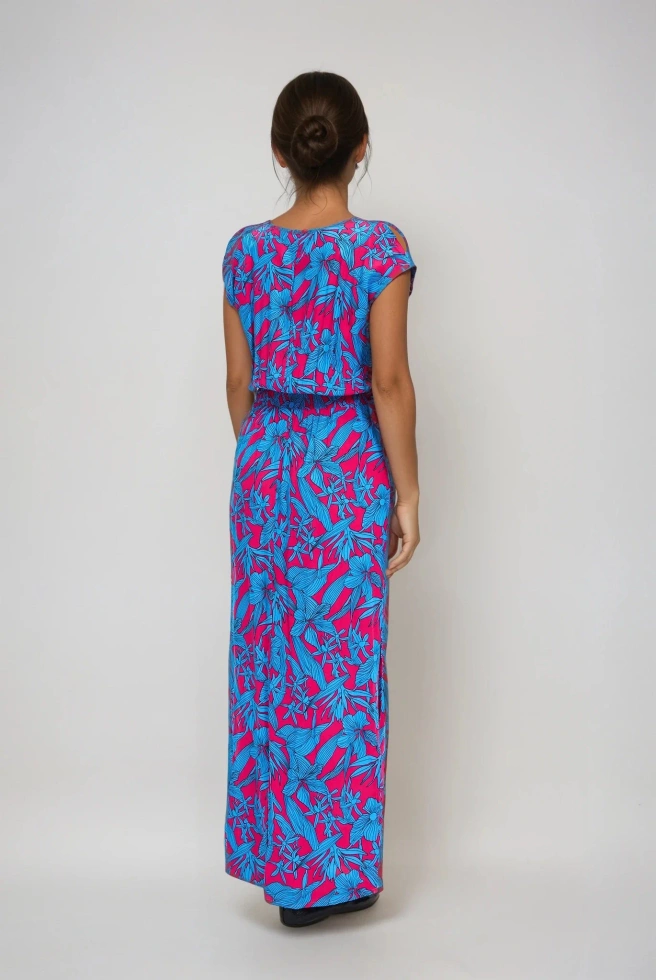 WOMEN'S DRESS L-SU-4660 FUCHSIA