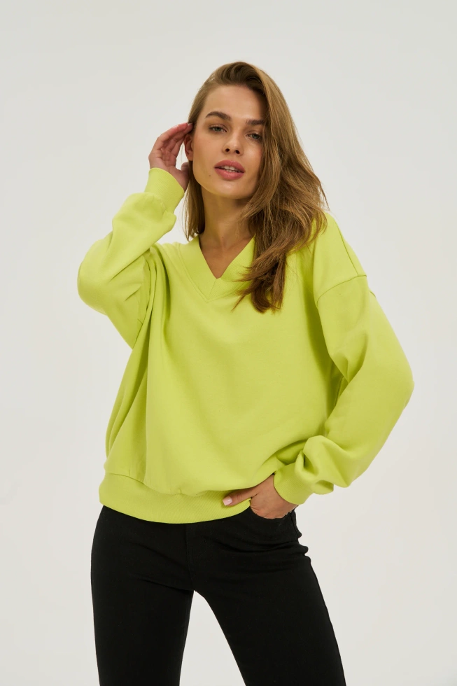 WOMEN'S SWEATSHIRT Z-BL-4807 LIME
