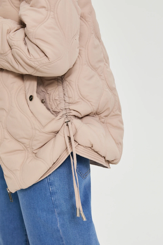 KURTKA DAMSKA L-KU-4901 BEIGE-pakiet