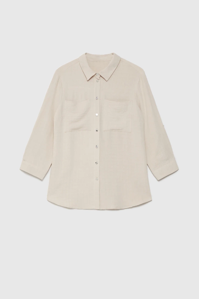 WOMEN'S SHIRT L-KO-4613 L.BEIGE-set