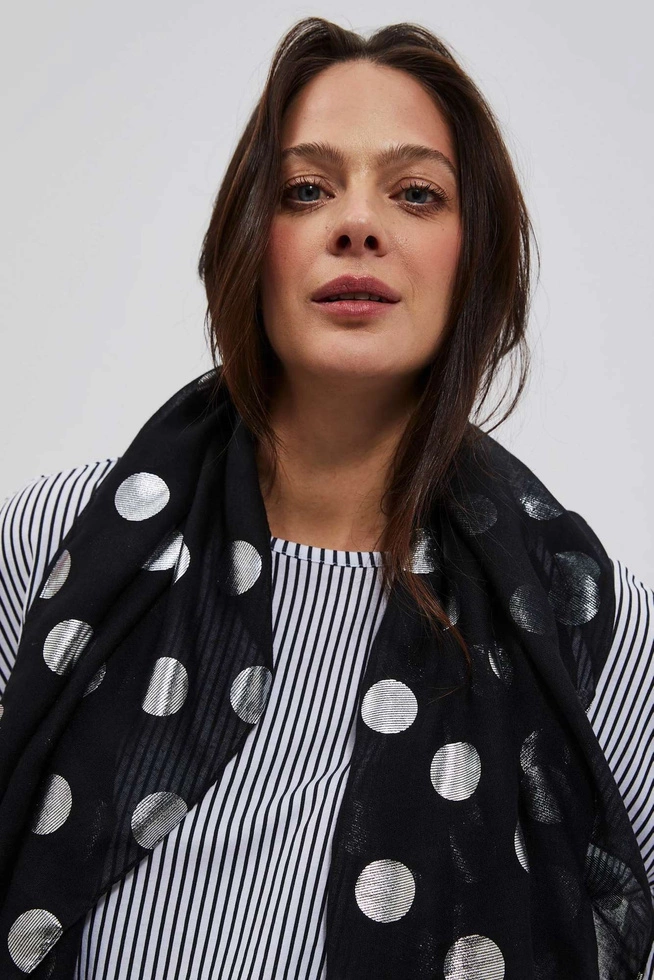 LADIES SCARF L-SZ-4005 BLACK